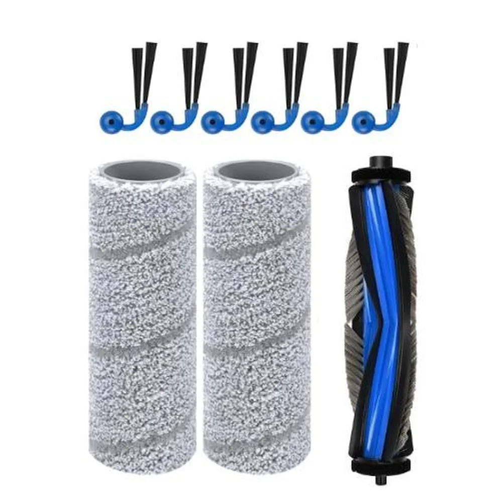 

Комплект сменных щеток для робота-пылесоса Ecovacs X11 OmniCyclone: 1 основная щетка, 2 ролика для влажной уборки, 6 боковых щеток для ежедневного использования