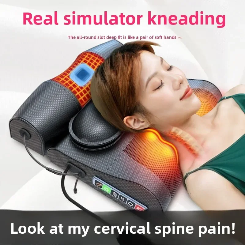 

2025 Massage Pillow Cervical Massager Multifunctional Full Body Neck Cervical Spine Home Traction Massager