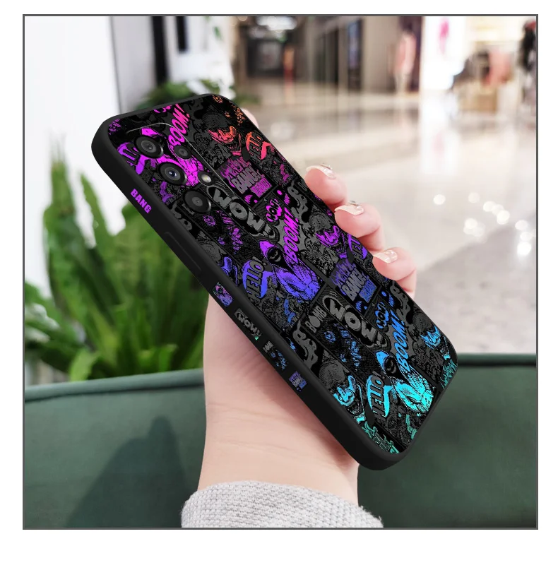 Blackface Clown Hülle für Samsung Galaxy A73 A53 A33 A23 A13 A72 A52 A52S A32 A22 A12 A71 A51 A31 A21S 4G 5G Cover – Detail 10