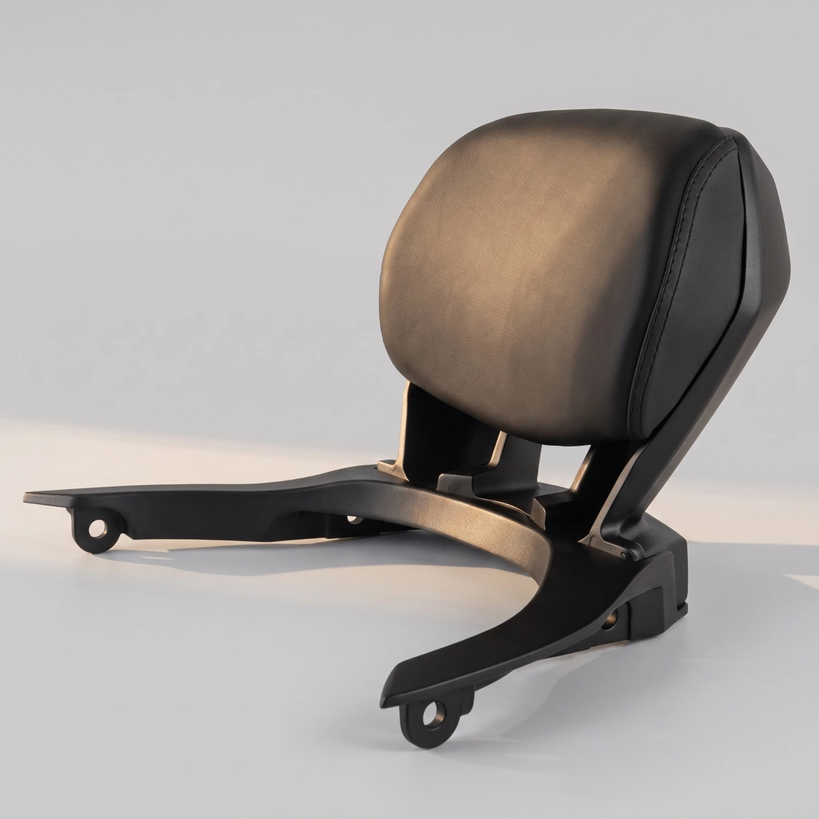 Scooter Passenger Backrest Black Backrest with Mounting Brackets Ergonomic Long-Lasting for Passengers, Daily Commuting