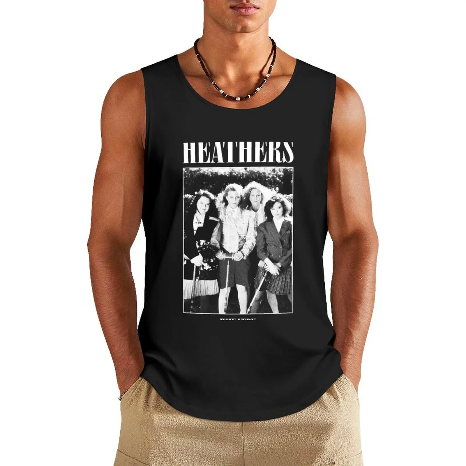 

Heathers How Very - Rock Shirt Parody Tank Top Men's cotton t-shirt male top