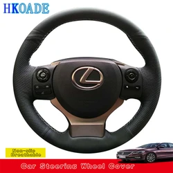 Customize DIY Microfiber Leather Car Steering Wheel Cover For Lexus IS250 2014 2015 IS200t 2016 2017 IS300 IS350 IS F-Sport