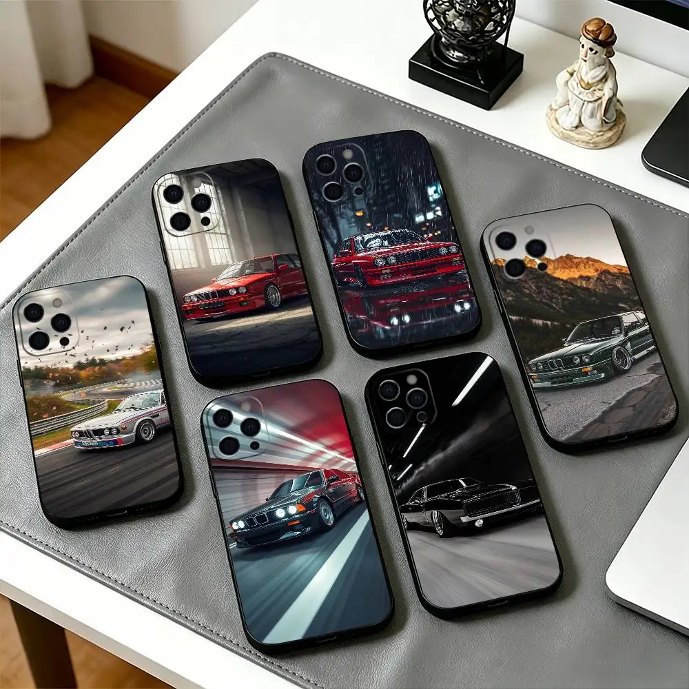E-E30 Cars cool Phone Case Silicone Soft For IPhone 17 16 15 14 13 12 11 X XR Plus Pro Max Plus