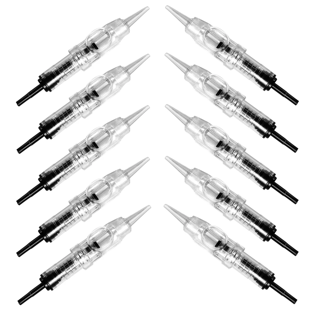 

10/20/50/100 шт., ручка для перманентного макияжа, стерильный картридж для татуировки, иглы для татуировки губ 1RL/2RL/3RL/5RL/7RL/3F для машины для бровей и губ