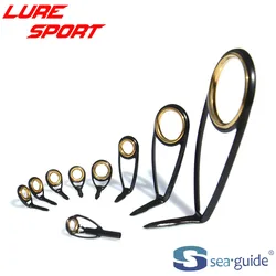 SeaGuide 9pcs 10pcs Guide Set Gold LS Ring Black Steel Frame BXOHLSG-1 25 BXOLSG-N-1Rod Building component Repair DIY Accessory