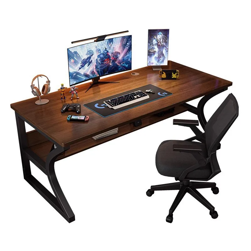 

Solid wood computer desk desktop e-sports game small table simple desk student home bedroom