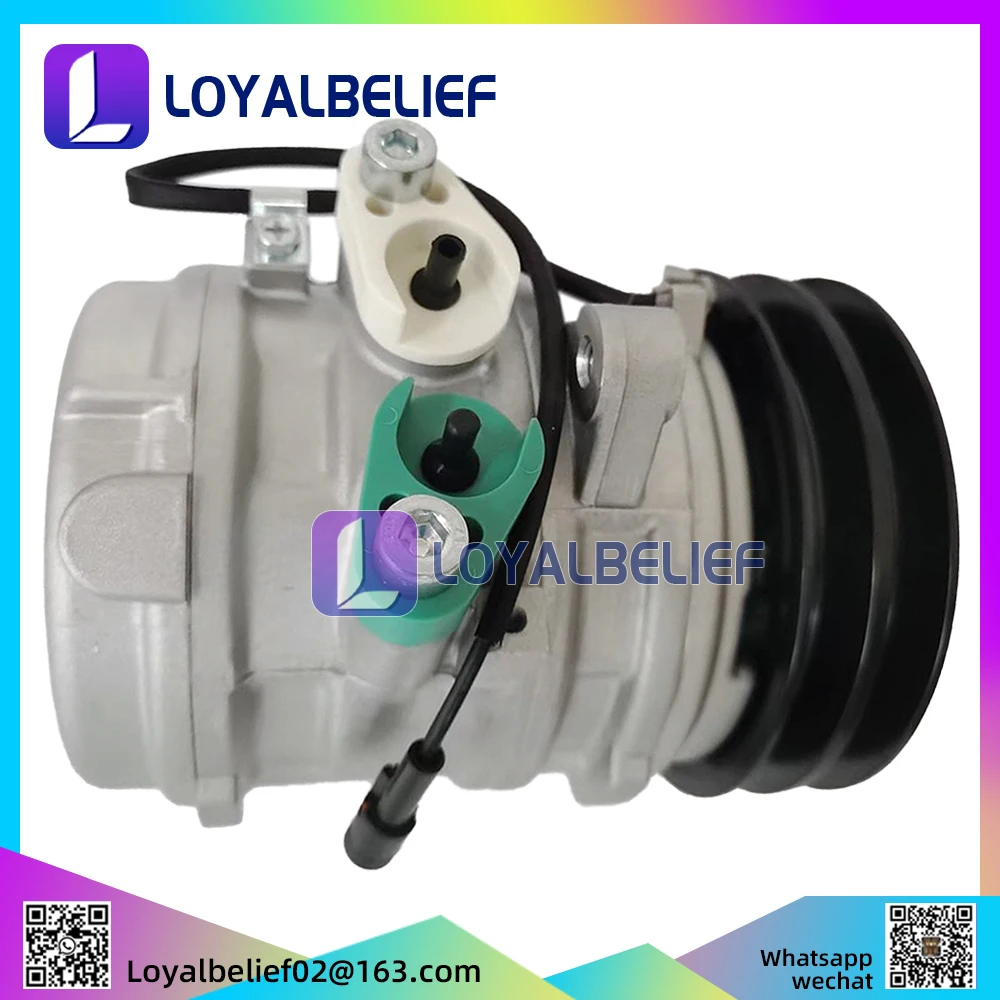 

2PK A/C Compressor SP10 For HYUNDAI ATOS Kubota 720975 717638 3541139M91 46443509 46469764 22E9791110 20-11148