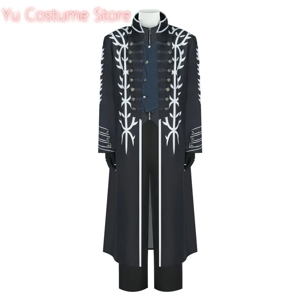 

Yu Costume Store Halloween Carnival Men Suit Game Vergil Cosplay Costume