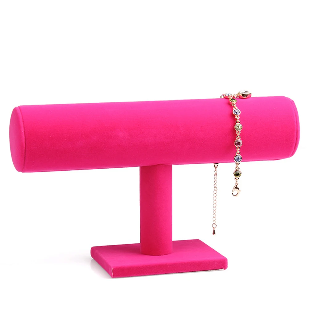 

Jewelry Display Stand Bangle Holder Bracelet Stand for Home Shop Storage Velvet Organizer Sturdy Scratch Resistant