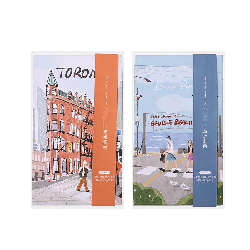 1 pz/lotto Taccuini Memo Materiale Carta Confortevole tempo estivo Carte Spazzatura Ufficiale Scrapbooking Retro Sfondo Decorazione di Carta