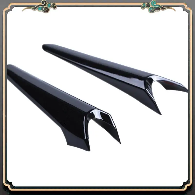 For Mazda 3 Axela 2017 Front Fog Light Eyebrow Cover Trim Sticker Daytime Running Light Decoration Covers