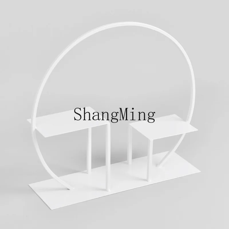 

CL dessert rack white dessert tray wedding wrought iron cake rack dessert cake fruit table display tray