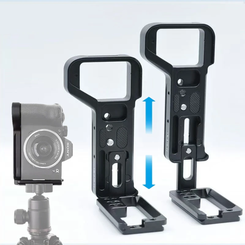 A7M4 Camera Cage Kit Quick Release L Plate/Bracket Holder Hand Grip for Sony A7M4 Alpha 7 IV ILCE‑7M4 Camera