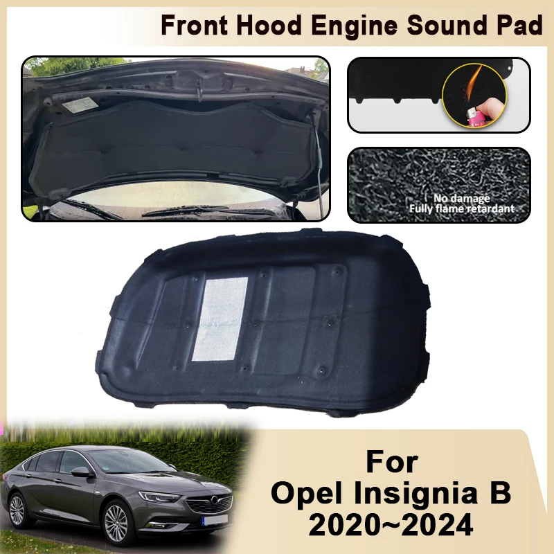 

Двигатель переднего капота для Buick Opel Insignia B MK 2 Z18 Vauxhall Insignia 2020 2021 2022 2023 2024, звукоизоляционные аксессуары