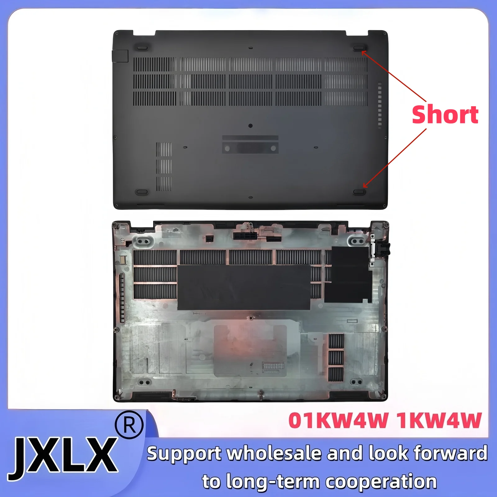 

JXLX® New For Dell Latitude 5500 E5500 Laptop Bottom Base Cover Lower Case 01KW4W 1KW4W 0H37YN H37YN