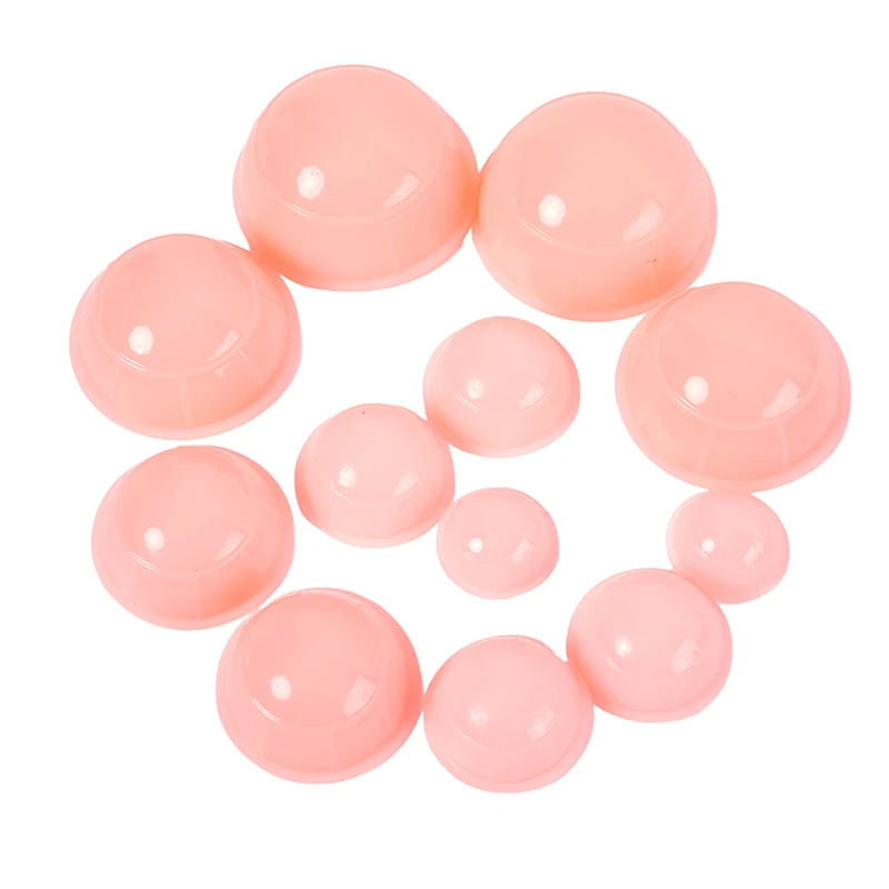 

⭐HOT❗ 12Pcs Silicone Massage Jars Cupping Set Chinese Therapy Body Massager Anti Cellulite Vacuum Cans