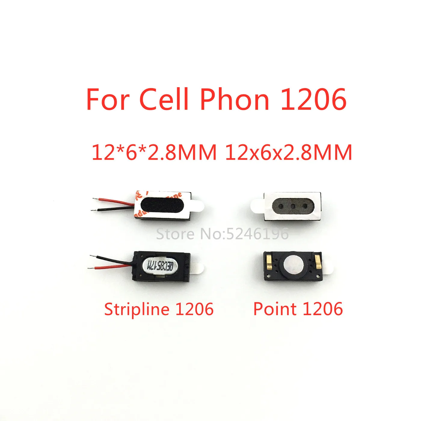 5-10pcs 12*6*2.8MM 12x6x2.8MM Domestic Old Model Phone Models Univers Earpiece Speaker Flex Cable For Cell Phon 1206.