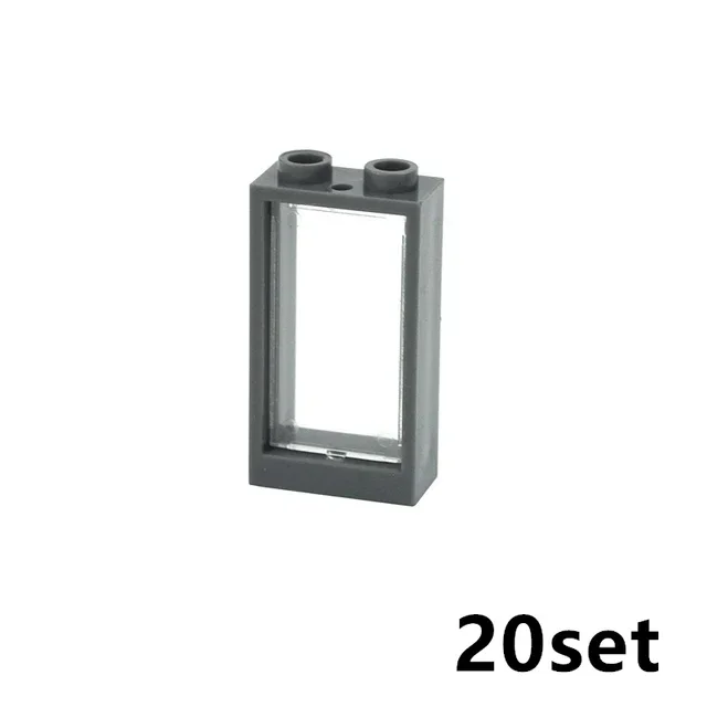 MOC Stadt Freunde Haus Teile Zaun Treppen Leiter Tor Bausteine Tür Fenster Figuren Garten Leduo DIY Zubehör Ziegel