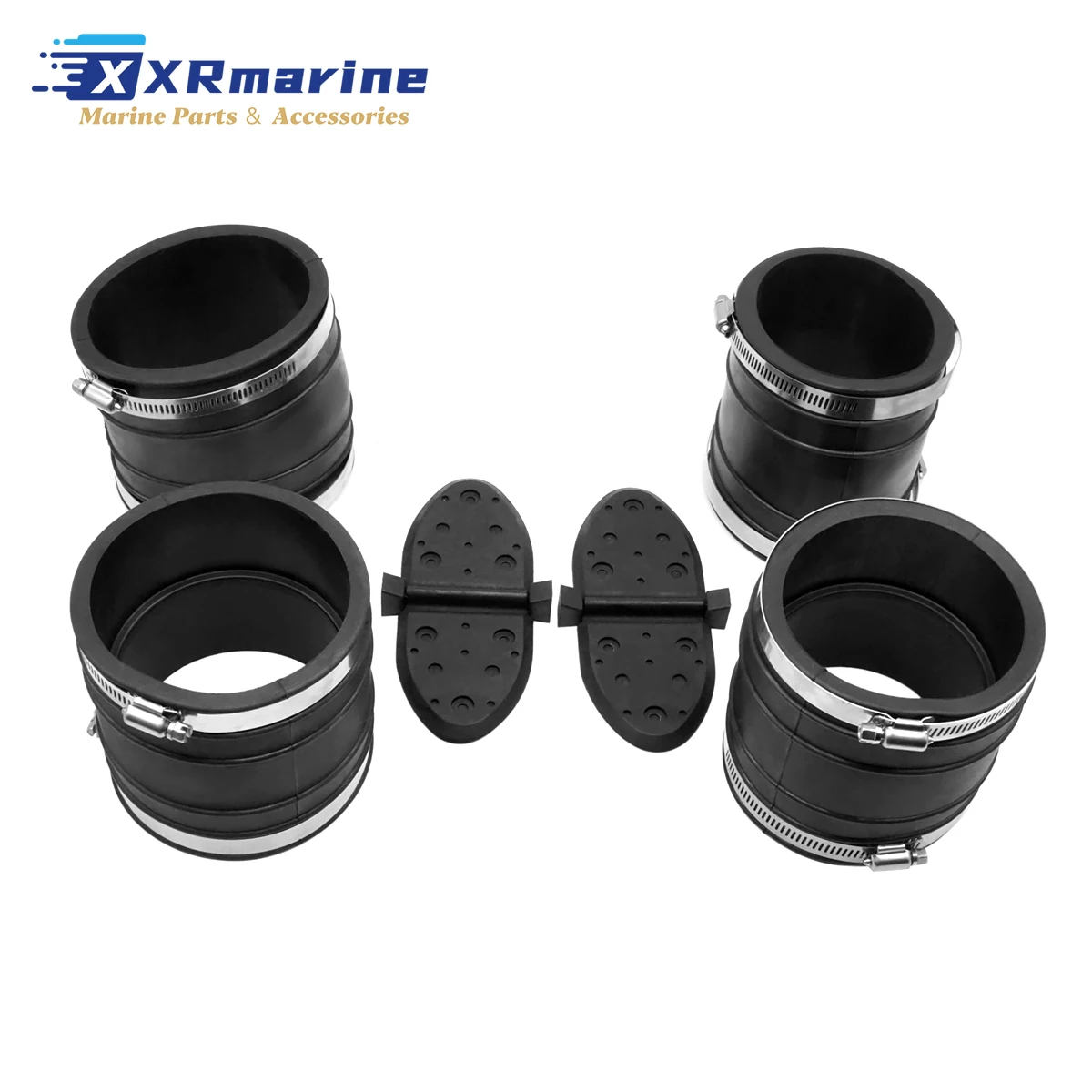 Exhaust Y-pipe Kit 32-14358T Fits for MerCruiser Stern Drives MCM GM V6 V8 Engines Replaces 32-44348T 807166A1 Tube Boot
