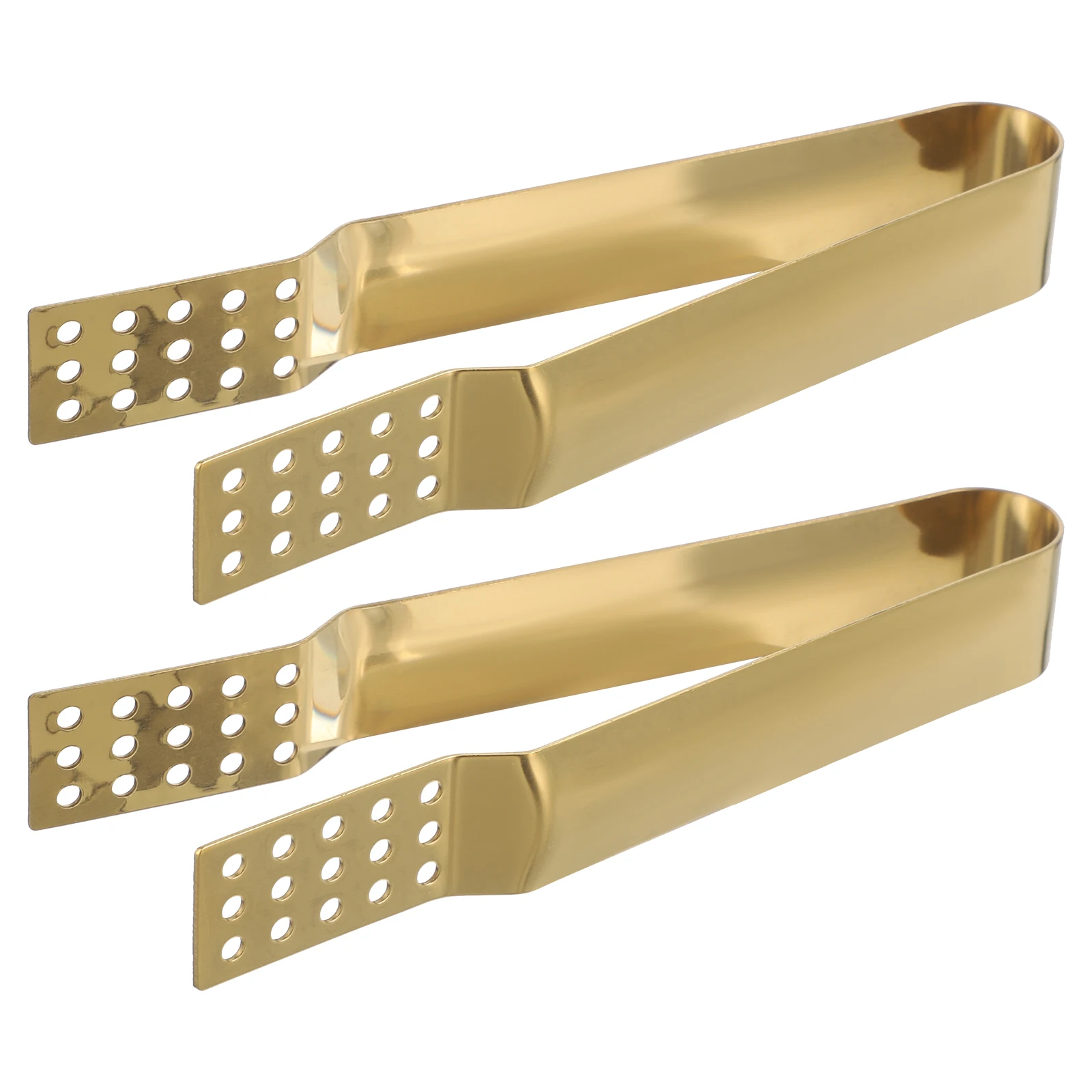 

2pcs Tea Bag Clip Stainless Steel Kitchen Tool 430 Metal Tong Sugar Cube Clamp Practical Use Easy Storage Portable Handy Tea