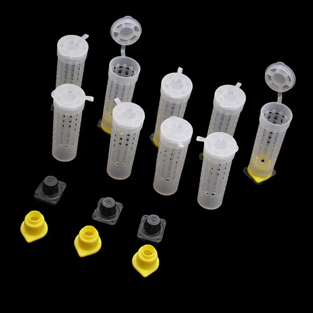 

20Pcs Bee Protection Cover Versatile Bite Proof Mesh Shield for Breeding Safety Plastic Bee Keeper Beekeeping Supplies