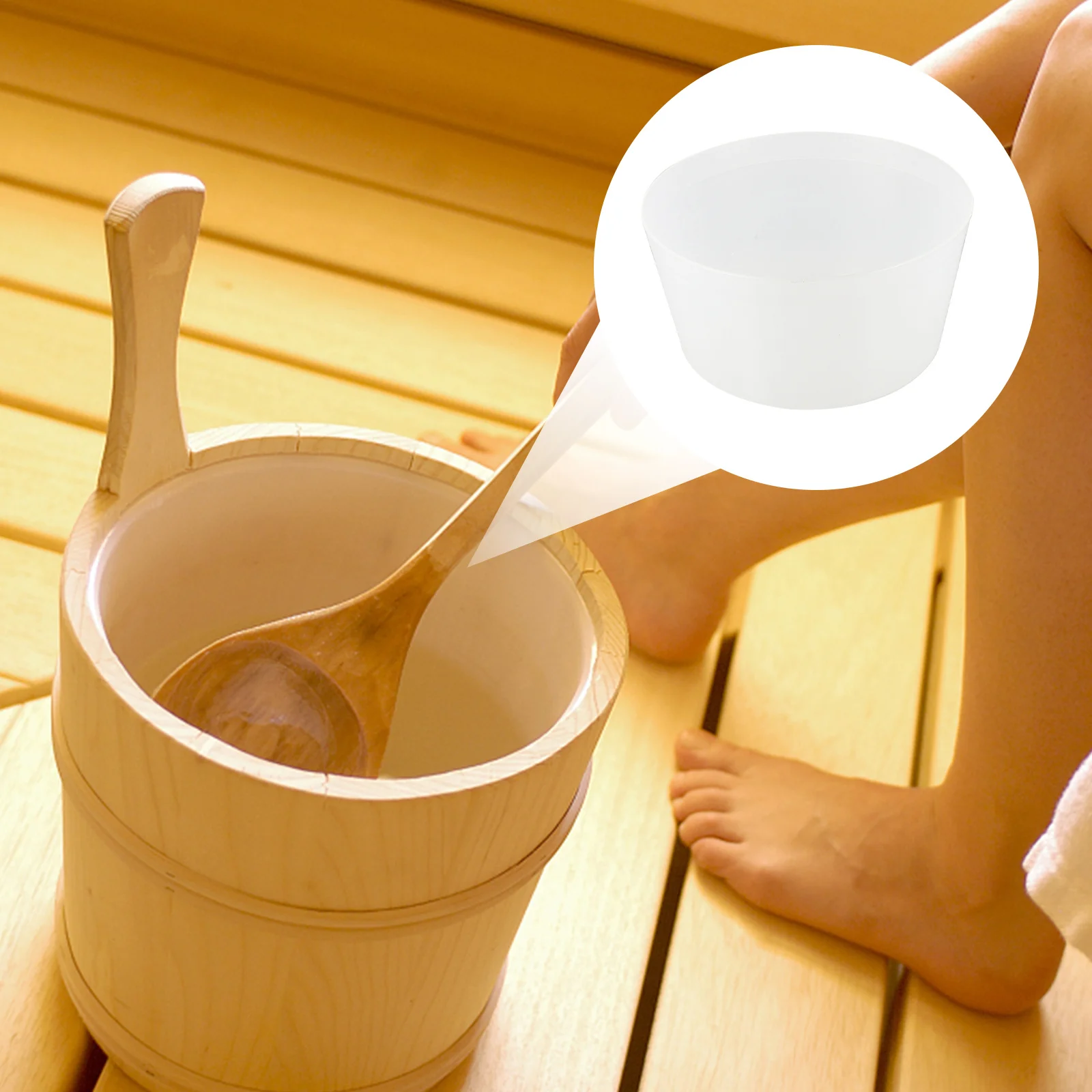 

1 pc Barrel Liner Premium Pp Material Durable Multi-Functional Spa Tool For Practical Accessory Pool Pond Use White