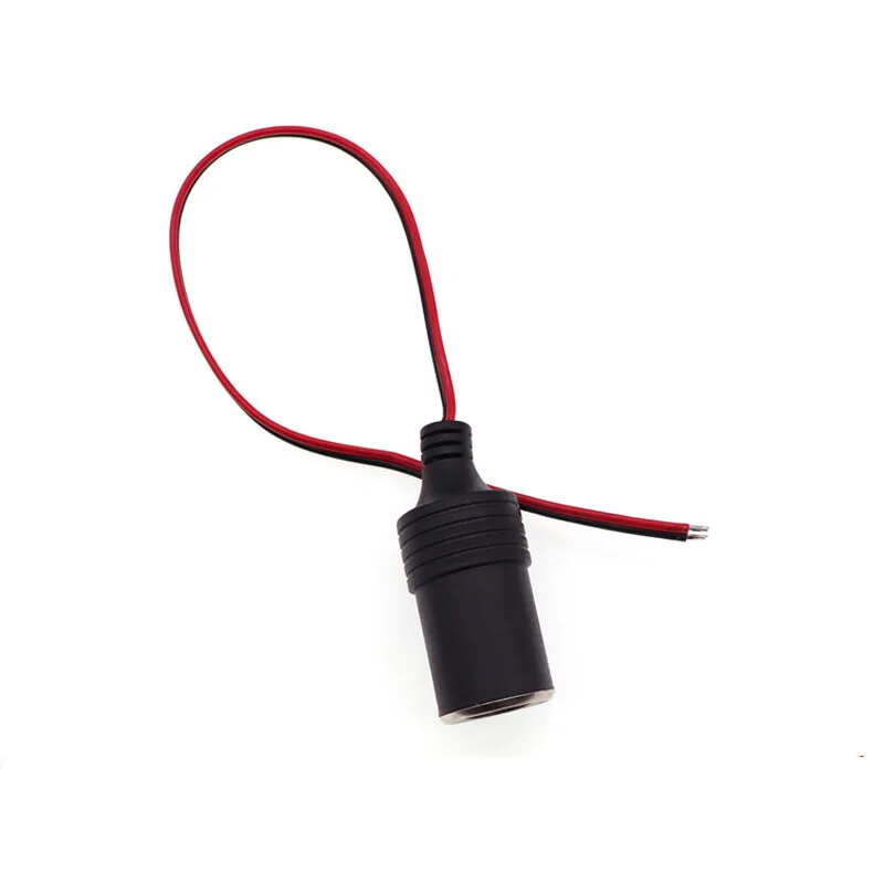 12-24V Car Cigar Lighter Mother Seat Suitable for Motorcycle Yacht Cigarette Sockets 20A Safe High Power 14Agw Cable 30cm