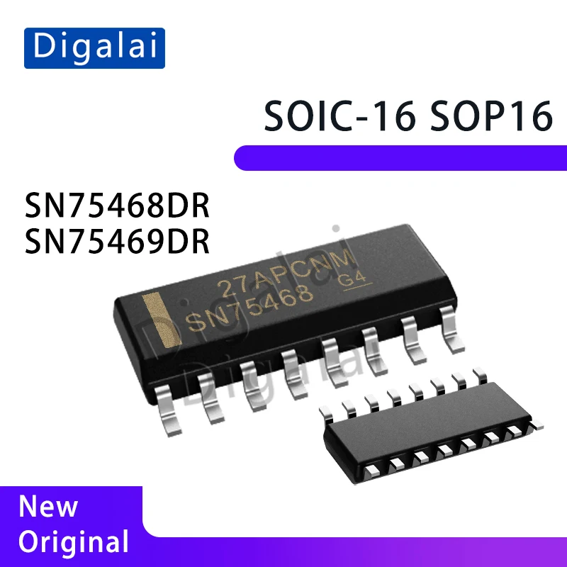 Darlington transistor array SN75468DR SN75469DR Darlington array of transistors SOIC-16 SOP16