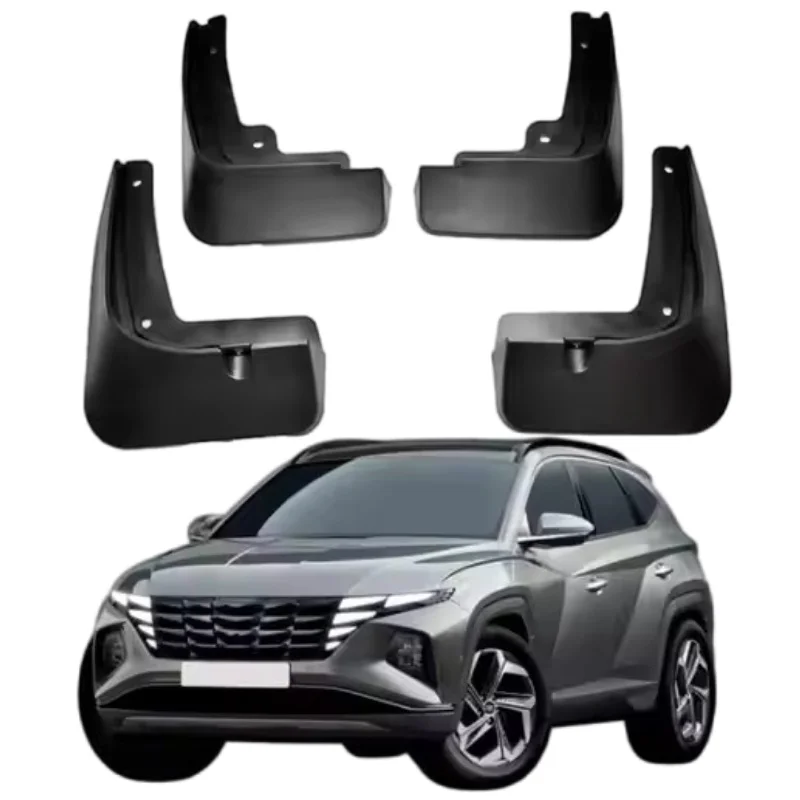 

Modification Car Accessories PP+TPR Splash Guards Mud Flap Fender for Tucson 2021
