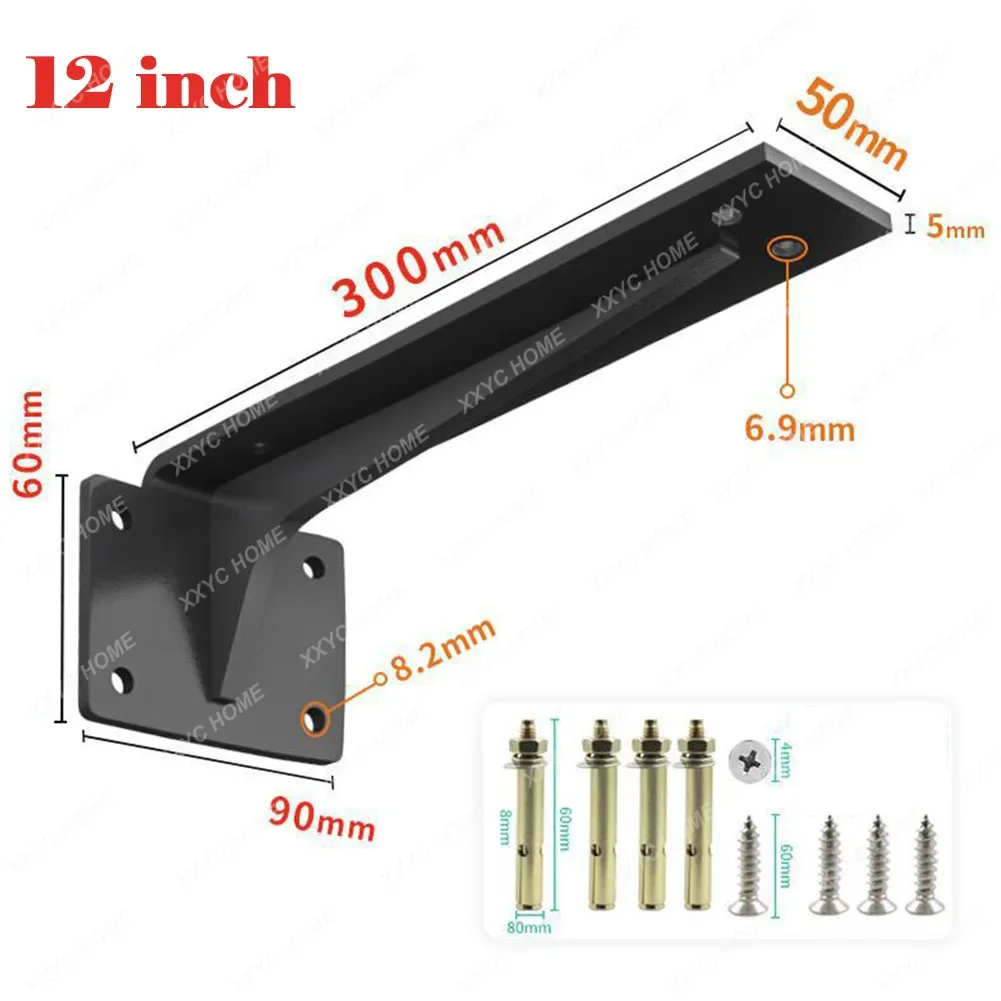 

Triangular Support Bracket Screws Set Cabinet Load-bearing Heavy Shelf Fixed Support Frame 6/8/10/12 Inch For Furniture Hardware