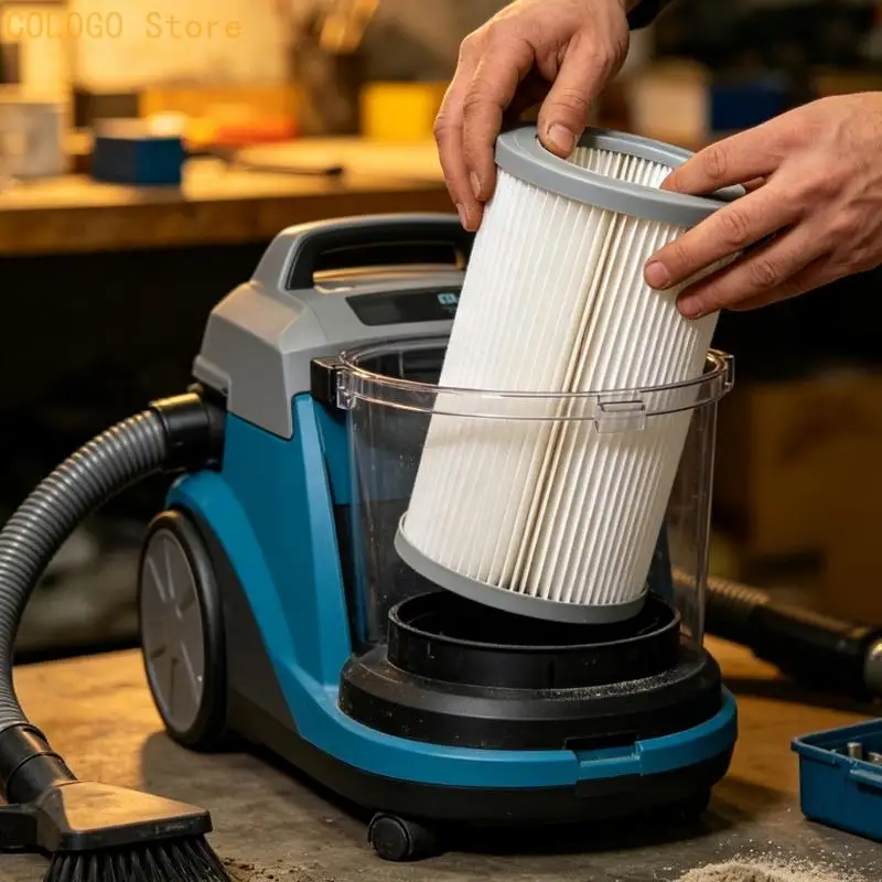 Reusable Wet Dry Vacuum Filter for Garage and Workshop Tasks D0LD