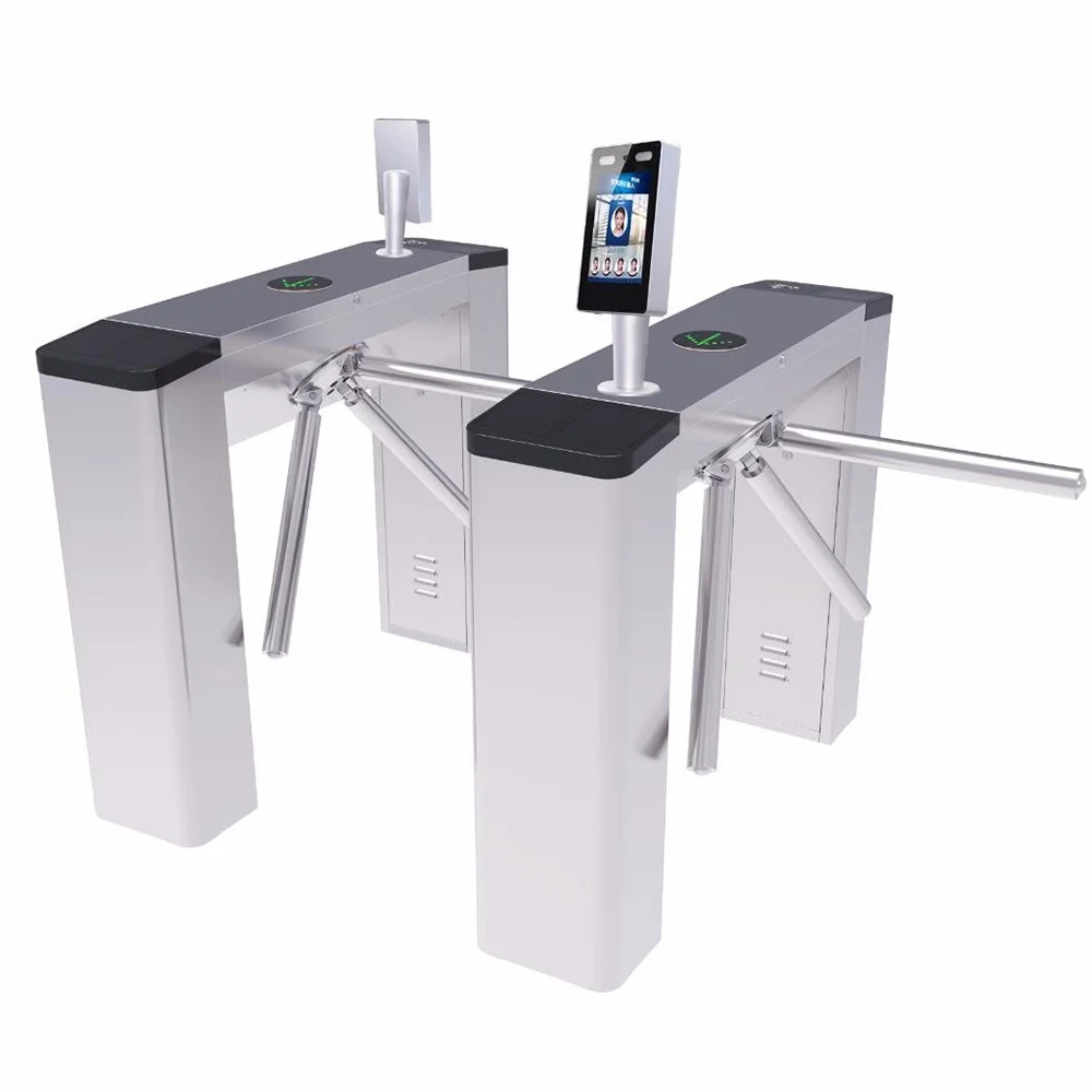 

Bridge Secure Passage Portals Semi-Autom Tripod Turnstile Barrier Gates Price With Biometric Scenic Gym School