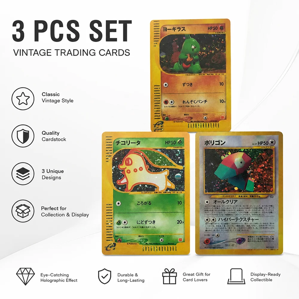 Board Game Vintage - Cartas Colecionáveis de Anime PTCG: Larvitar,