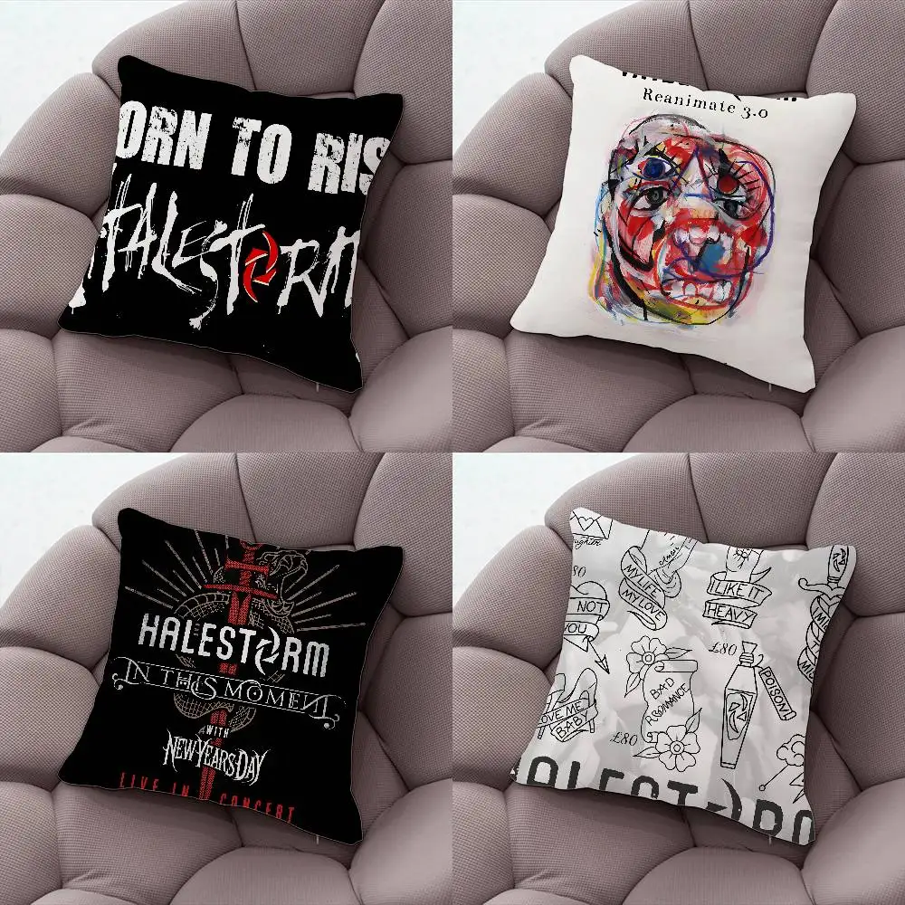 

Rock Band Halestorm Pillow Case Pillow Case Living Room Sofa Cushion Cover Suitable For Home Bedroom Room Decoration