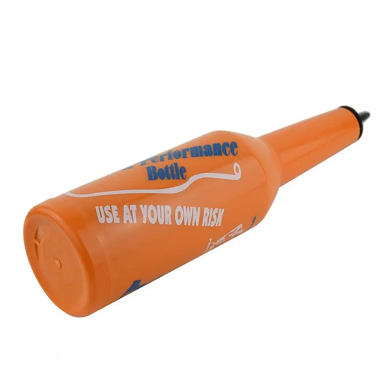 ABVG-4X Flair Bartender Bartending Practice Bar Pub Bottle Wine Cocktail Shaker - Orange