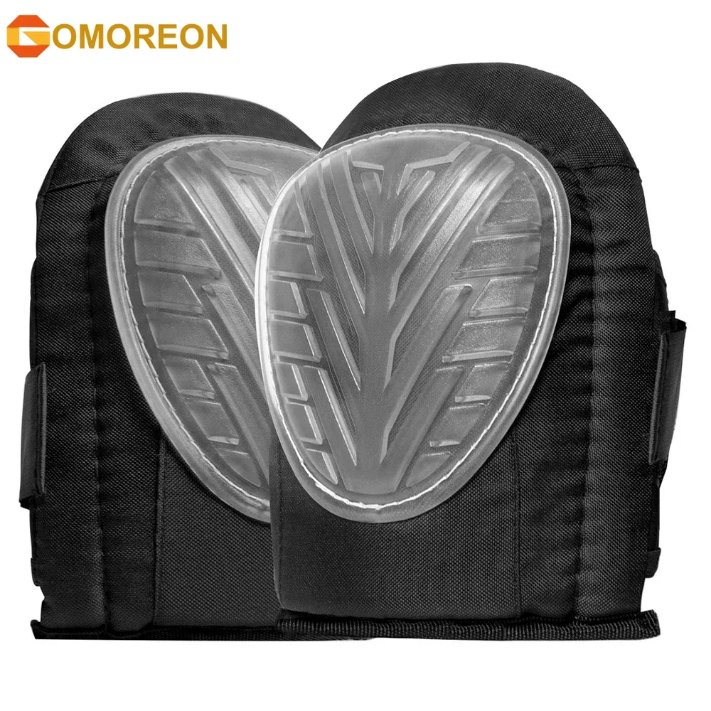 Professional Gel Knee Pads for Work with Soft Foam and Gel Cushion - Heavy Duty Cap, Adjustable Straps & Military Grade Rivets