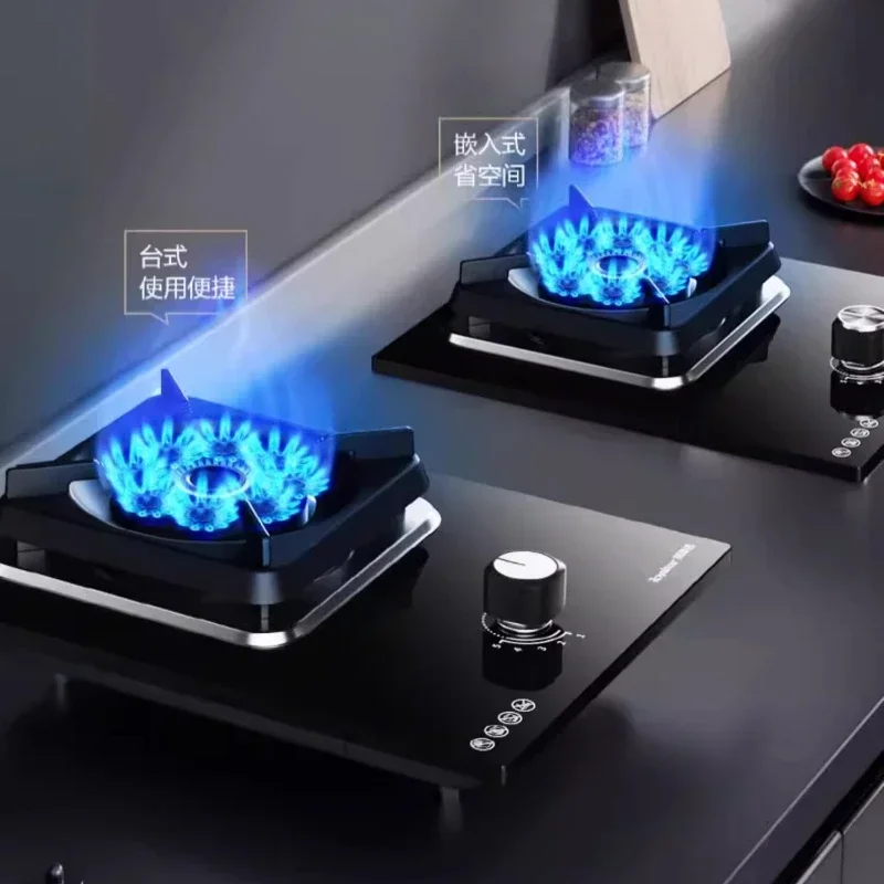 

Газовая плита, одна плита, газовая плита, встроенная бытовая плита двойного назначения, жестокий огонь, высокая мощность, варочная панель Fogao