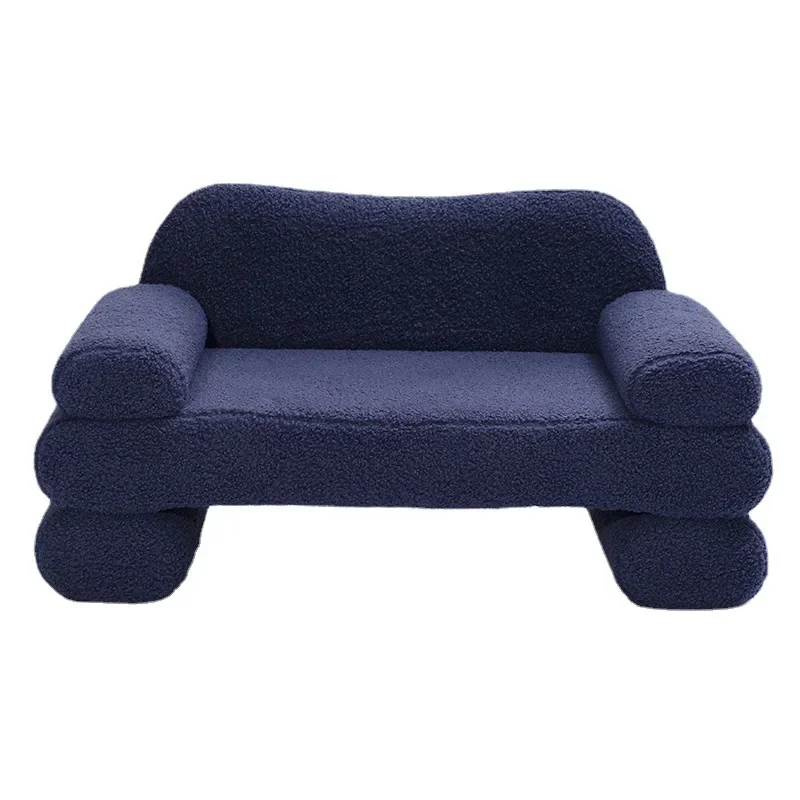 

Custom Corduroy Chew Proof Eco Friendly Couch Dogs Beds Eco Friendly Removable Mat Mini Sofa Luxury Cotton Dog Square Bed