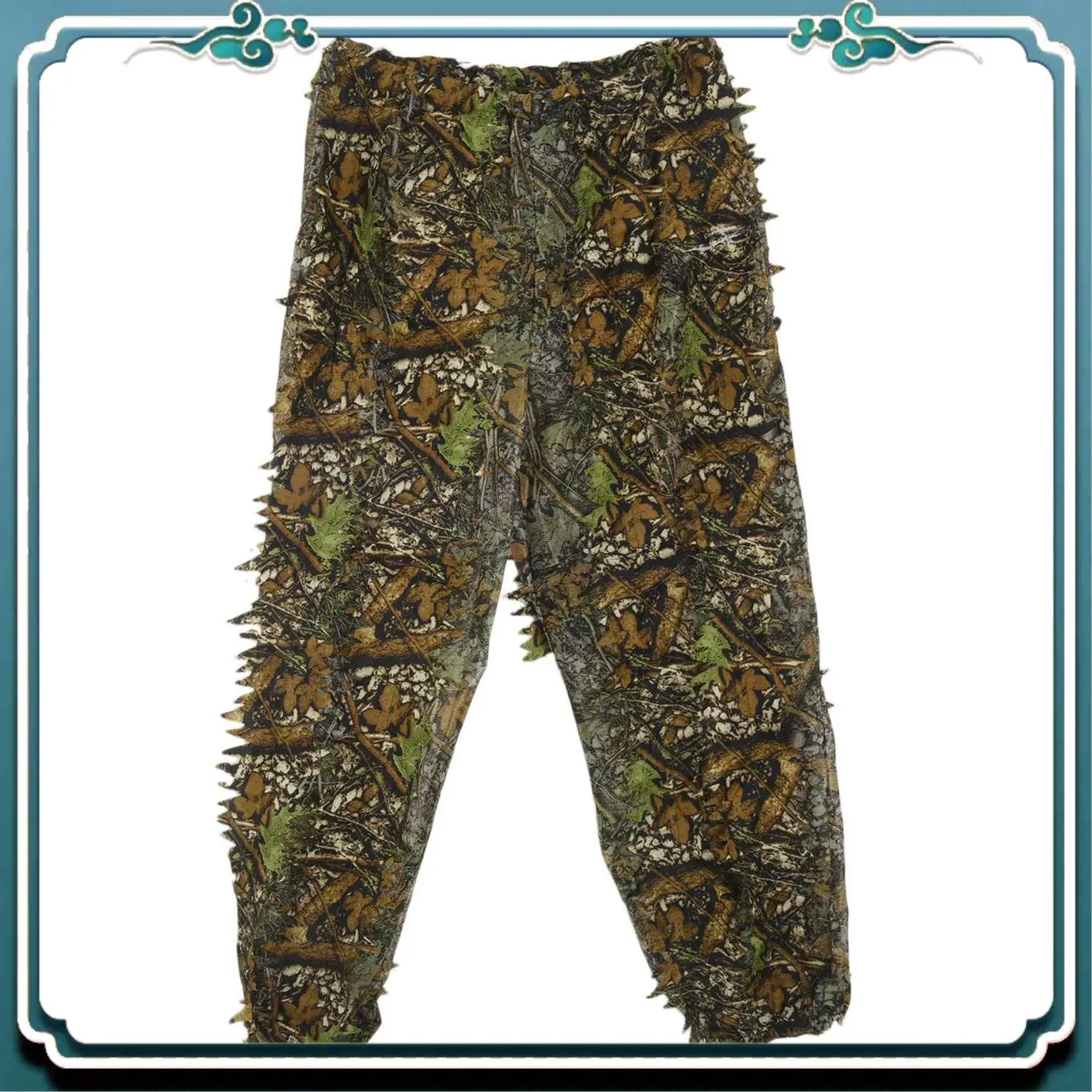 A65G-2X 3D Leaf Adults Ghillie Suit Woodland Camo/Camouflage Hunting Deer Stalking In