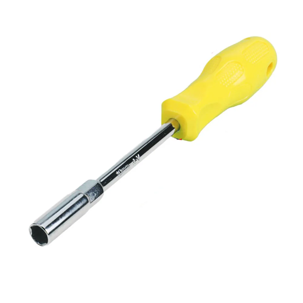 Home Appliance Repair Hexagon Screw Driver Socket Screwdriver 5.5 To10mm Anti Slip Handle Chromium Vanadium Steel