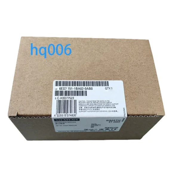 2026 1pc 6es7151-1ba02-0ab0 6es7 151-1ba02-0ab0 New Module with Box Brand New Original Spot Plc