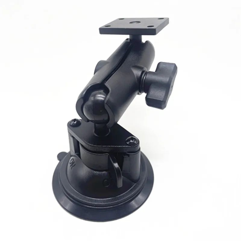 Suporte de copo do carro suporte mountt placa quadrada bracke + braço soquete duplo para garmin montana 750i 700 680t zumo xt gpsmap 276cx