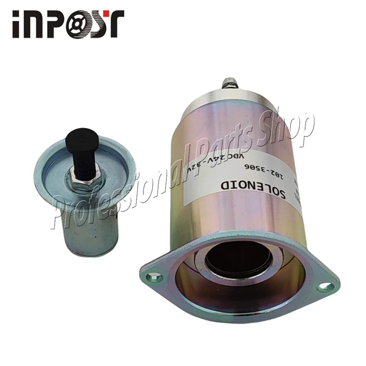 1 pieza para Caterpillar CAT 3406 3408 3408B, válvula solenoide de corte de combustible nueva de 24-32V 102-3506 1023506