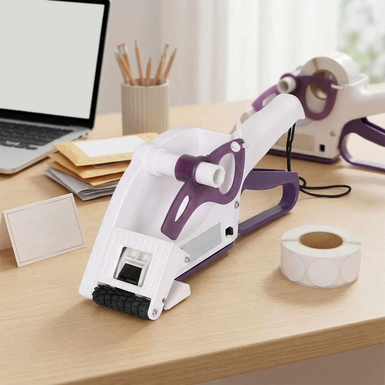 Picture 4: Manual Label Applicator Suitable For Labels 20-80mm Wide Small Labeling Machine Portable Sticker Peeler for Luggage & Parcels