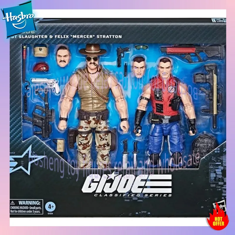 

in Stock G.I. Joe GI Joe Classified Series Gij 173 Sgt. Slaughter & Felix "Mercer" Stratton Action Figure Model Toy Hobby Gift
