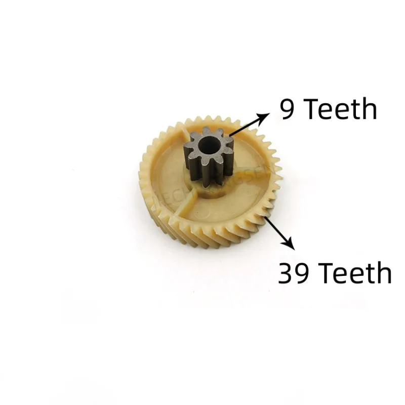 

9T+49T/9T+39T Gear for Deli 9906 Paper Shredder Plastic Gear Unmovable Helical Gear Accessories 9 Teeth 49 Teeth