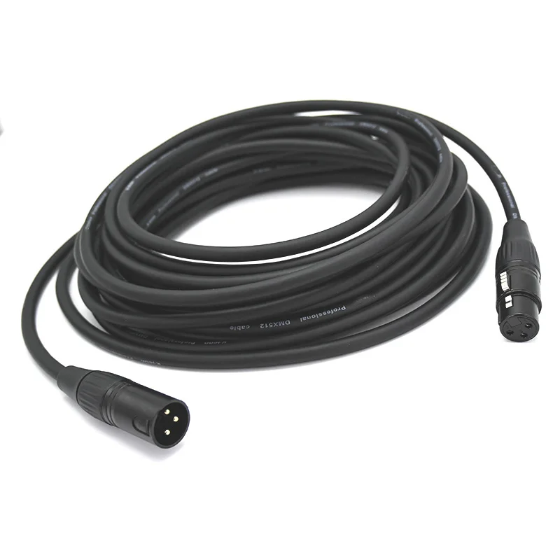 

Кабель управления DMX-освещением 3-контактный, 110 Ом, 1м, 2м, 3м, 5м, 8м, 10м, 15м, 20м, 30м, 3-контактный сигнальный патч-кабель DMX512 для светодиодных светильников