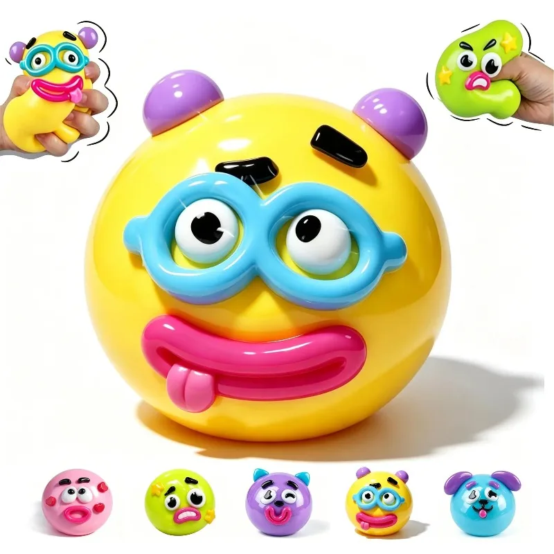 NOVOSmushersSquishy,BrinquedoSquishyCãoFaceSwapCuriosities,Macio,Moldável,Fofo,deRecuperação,Lenta,paraApertarSensorialRelaxante