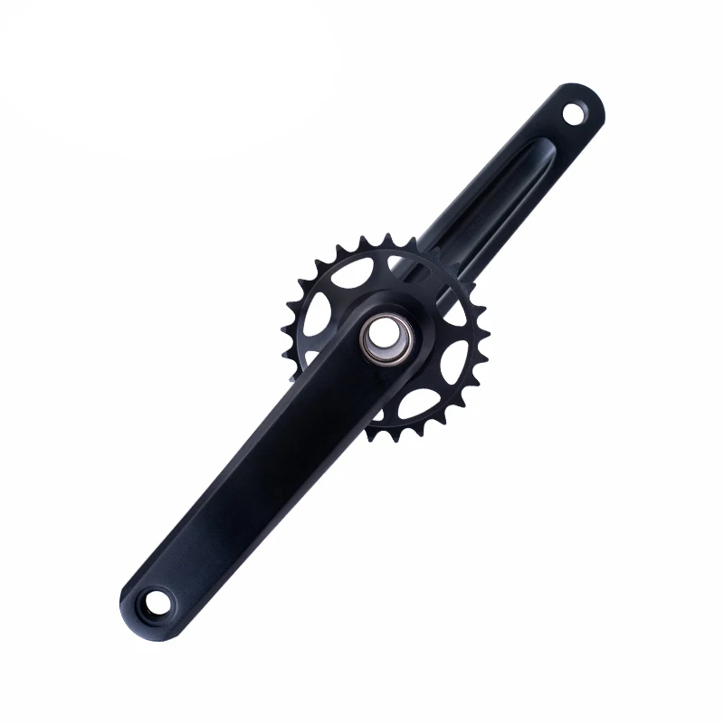 Funsea Crank Dirt Jump Pump Track Wheelie Cruiser Big BMX Crankset Gravel MTB Chainring Hollow Bicycle Accessories 170mm 25T 28T