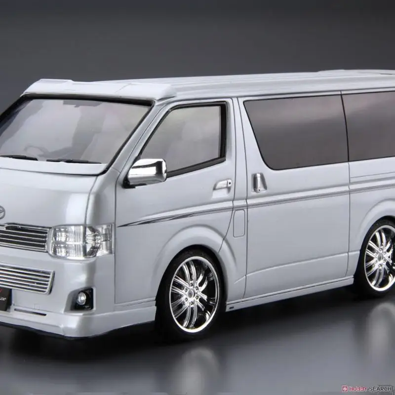 Prefabricated assembly model Aoshima-06878 1/24 Silk Blaze TRH200V Hiace 2010 car model kit